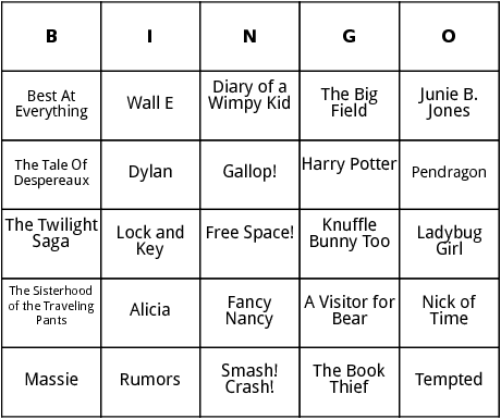 best selling childrens books bingo