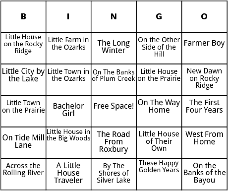 little house books bingo