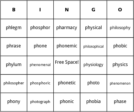 ph blends bingo