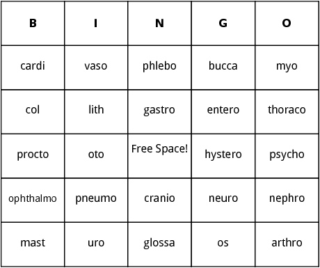 roots bingo