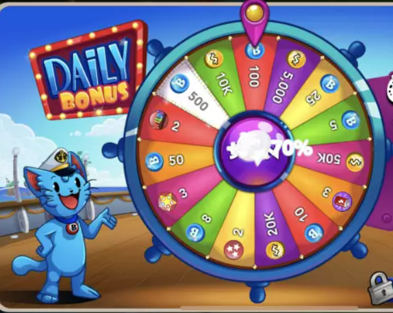 Daily spin bonus in Bingo blitz